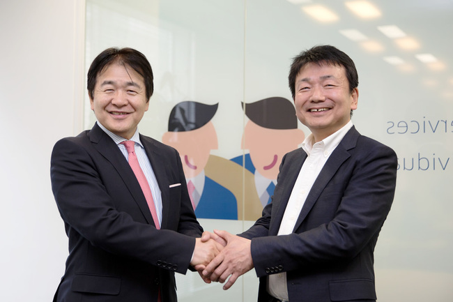 竹中平蔵氏と弊社荻島
